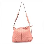 Pre-owned Rosa skinn Louis Vuitton veske