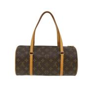 Pre-owned Brunt lerret Louis Vuitton Papillon