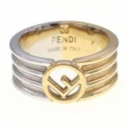 Pre-owned Fendi Ring i gullmetall