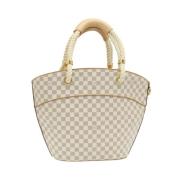 Pre-owned Brunt lerret Louis Vuitton Tote