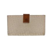 Pre-owned Beige Canvas Dior lommebok