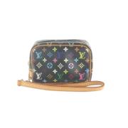 Pre-owned Flerfarget lerret Louis Vuitton kosmetisk veske