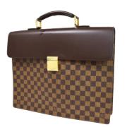 Pre-owned Brunt lerret Louis Vuitton Alto