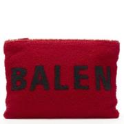 Pre-owned Rødt stoff Balenciaga Clutch