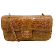 Pre-owned Beige skinn Chanel Flap Bag