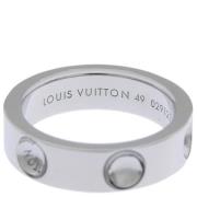 Pre-owned Sølv Hvitt Gull Louis Vuitton Ring