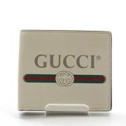 Pre-owned Hvitt lerret Gucci lommebok
