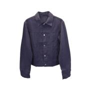Pre-owned Marineblå Prada-jakke i stoff