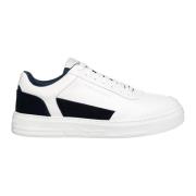 Multifarget Skinn Sneakers for Menn