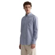 Regular Fit Broadcloth Skjorte - Lyseblå