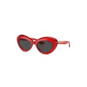 Røde solbriller for daglig bruk