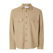 Fog Selected Slhmason-Bax Check Overshirt Ls W Shirts