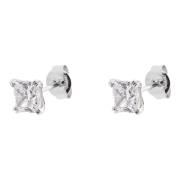 Princess Sterling Silver Earrings Silver