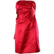 Pre-owned Rød polyester Celine kjole