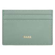Leather Card Holder Nappa Ocean Green