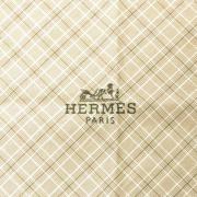 Pre-owned Beige bomull Hermès skjerf