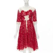Pre-owned Rød silke Dolce &; Gabbana kjole