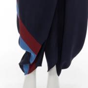 Pre-owned Marineblå silke Stella McCartney bukser
