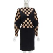 Pre-owned Svart ull Louis Vuitton kjole
