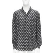 Pre-owned Svart silke Dolce ; Gabbana skjorte