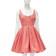 Pre-owned Rosa polyester Alexander McQueen kjole