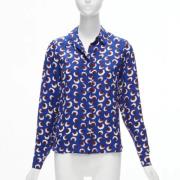 Pre-owned Blå silke Stella McCartney skjorte