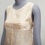 Pre-owned Beige Silk Dries Van Noten kjole