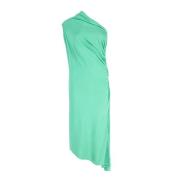 Pre-owned Grønn silke Ralph Lauren kjole