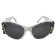 Pre-owned Hvit plast Chanel solbriller