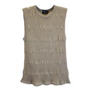 Pre-owned Beige Cashmere Armani Topp