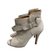 Pre-owned Beige semsket skinn House Margiela støvler