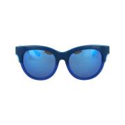 Pre-owned Blått stoff Alexander McQueen solbriller