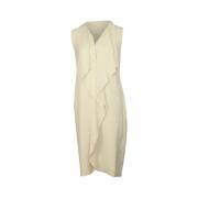 Pre-owned Beige Silke Ralph Lauren kjole