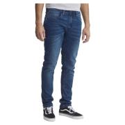 Denim Blend Twister Jeans Slim Regular Fit - Denim Blå Jeans