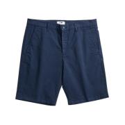 Marineblå Casual Crown Shorts