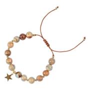 Stone Bead Bracelet 8 MM Light Forest