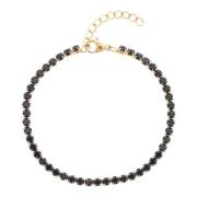 Tennis Chain Bracelet 3 MM Black