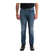 Superior Stretch Straight Jeans Real Wash