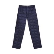 Navy Taion Regular Down Pants Bukser & Jeans