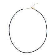 Tennis Chain Necklace 2 MM Navy Blue
