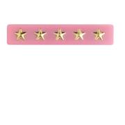 Star Stud Hair Clip Small Pale Pink