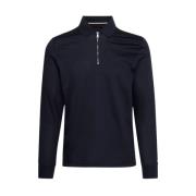 Blå DC Zipls Reg Polo T-Skjorte