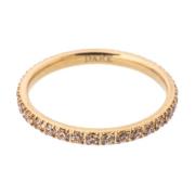 Crystal Ring Thin Champagne