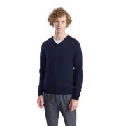 Merino ull v-hals jumper