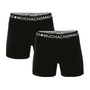 Black Muchachomalo Basic Boxershorts 2Pk Undertøy
