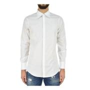 Skreddersydd hvit formell skjorte for menn