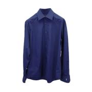 Pre-owned Marineblå bomull Saint Laurent skjorte