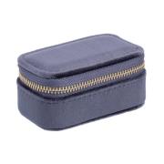 Velvet Jewellery BOX Micro Sparkled Steel Blue