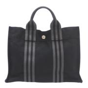 Pre-owned Svart bomull Hermès Tote