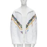 Pre-owned Hvit Polyester Versace jakke